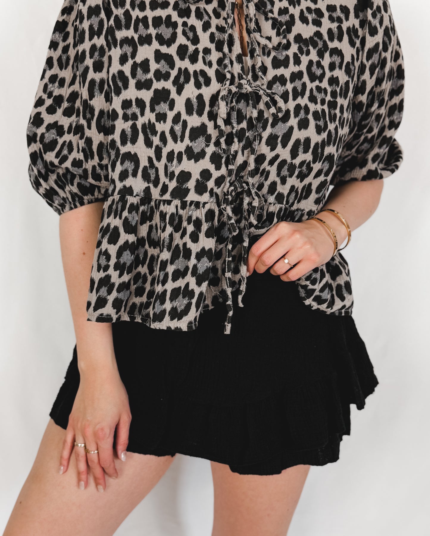 Musselin Bluse Sunny Leo
