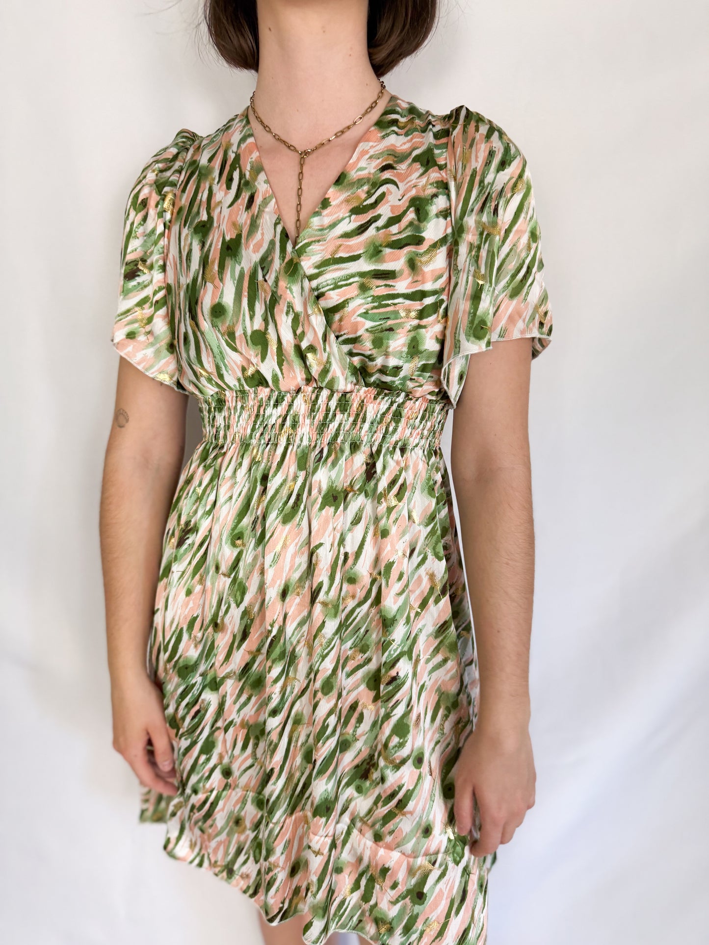 Kleid Golden Leaves