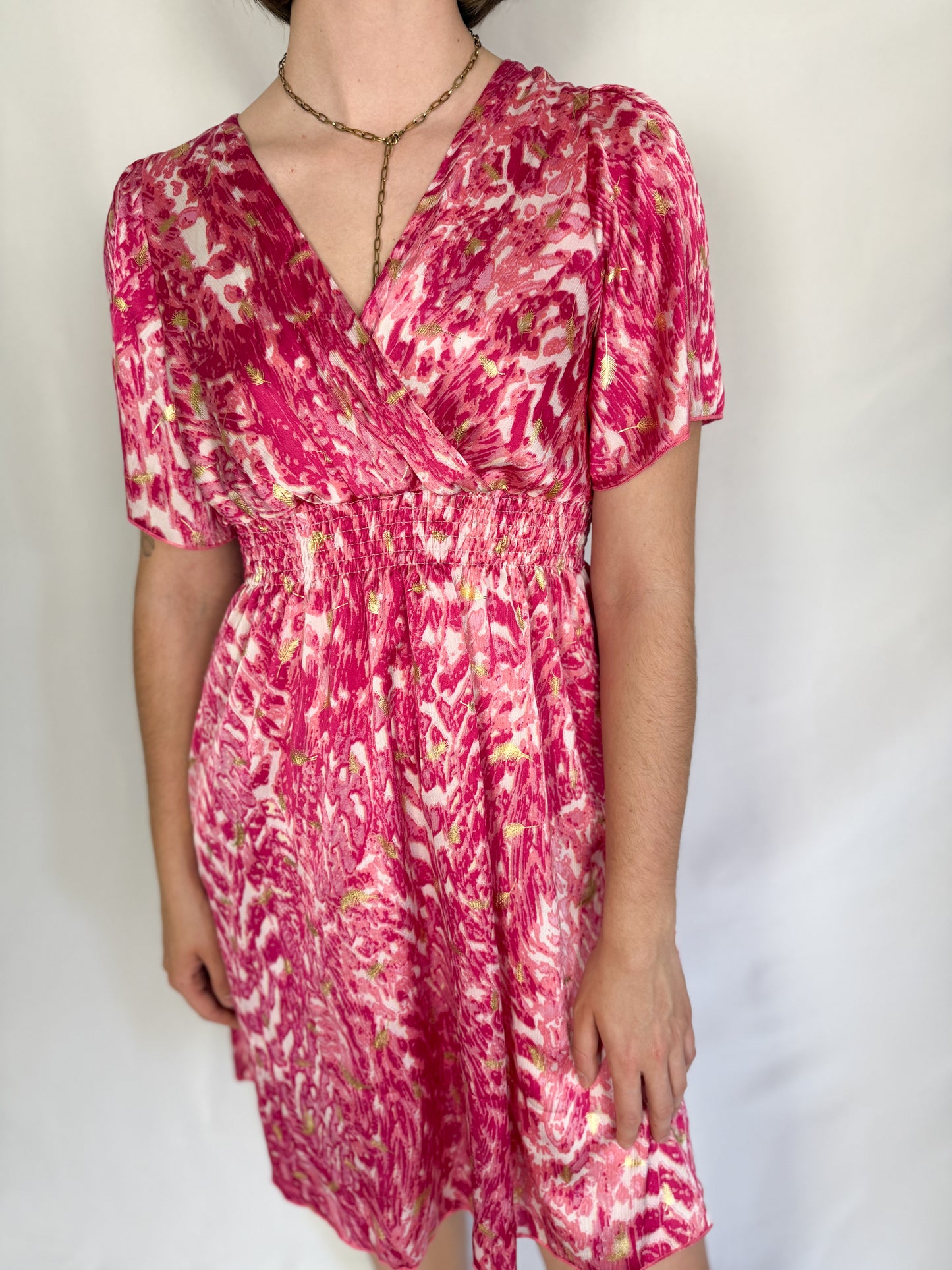 Kleid Golden Leaves