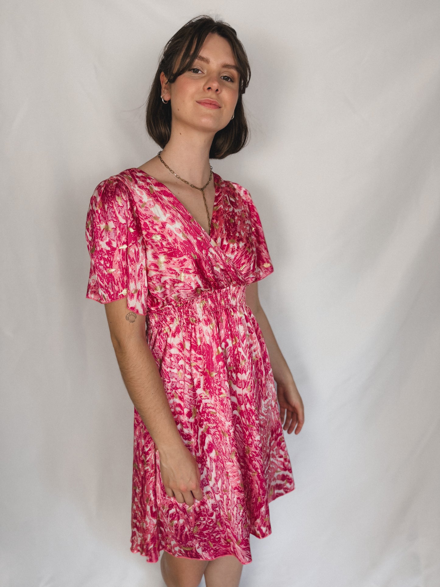 Kleid Golden Leaves