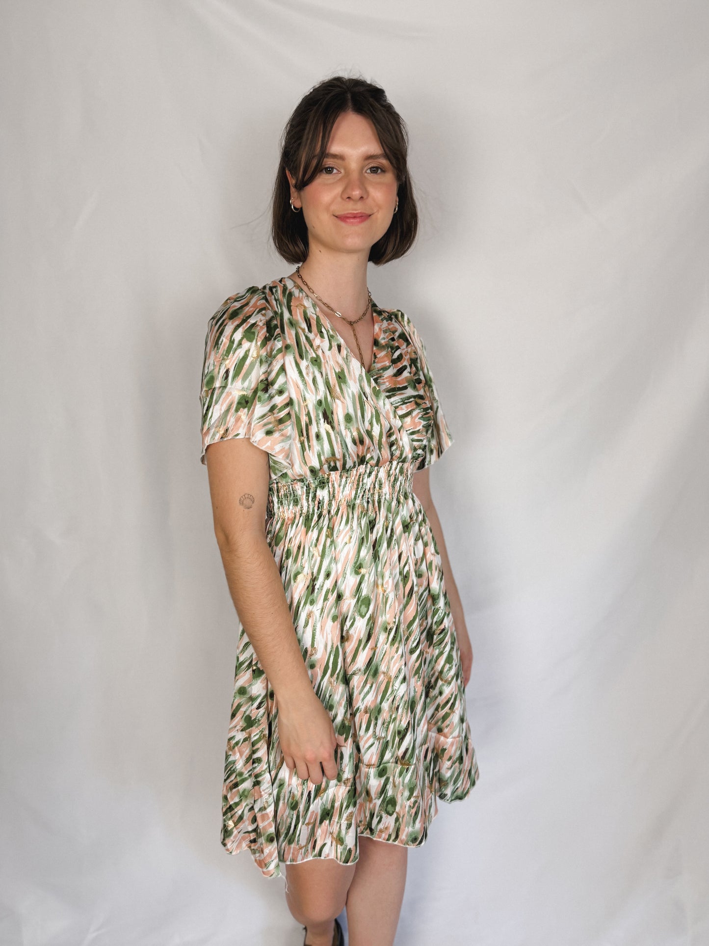 Kleid Golden Leaves