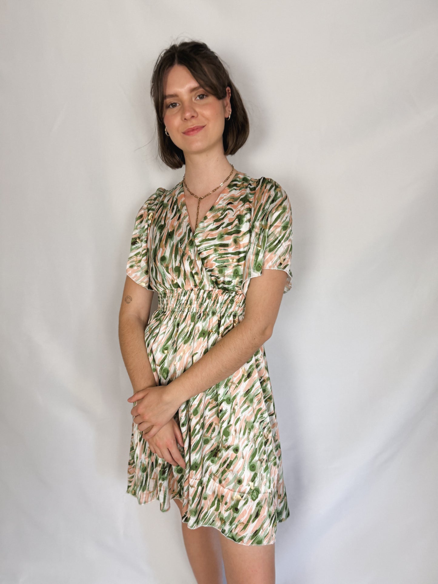 Kleid Golden Leaves