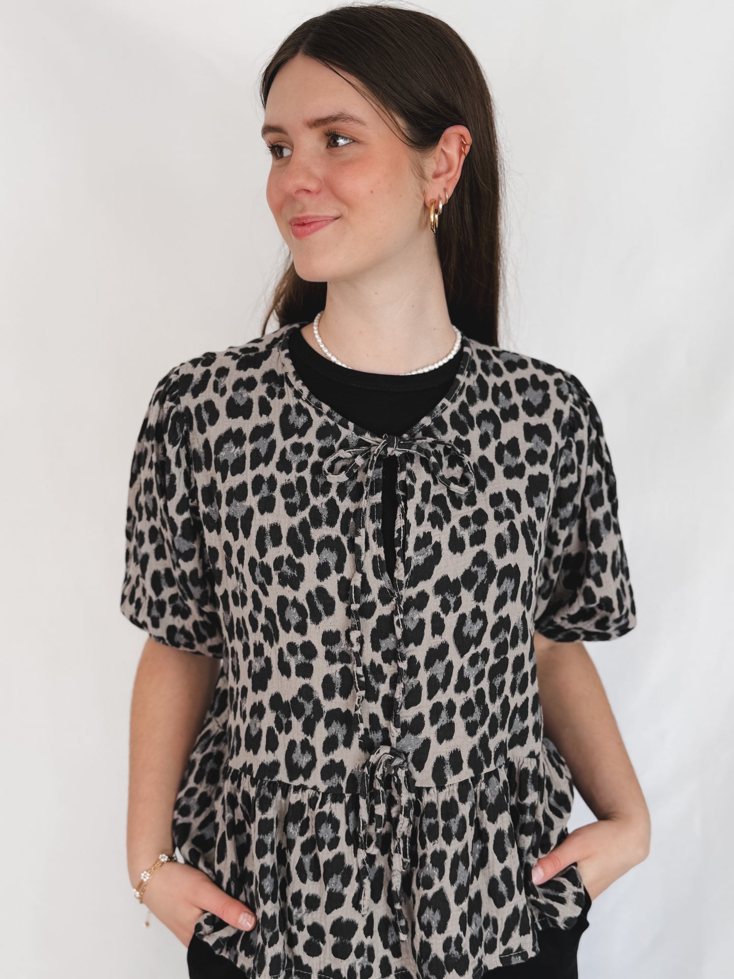 Musselin Bluse Sunny Leo
