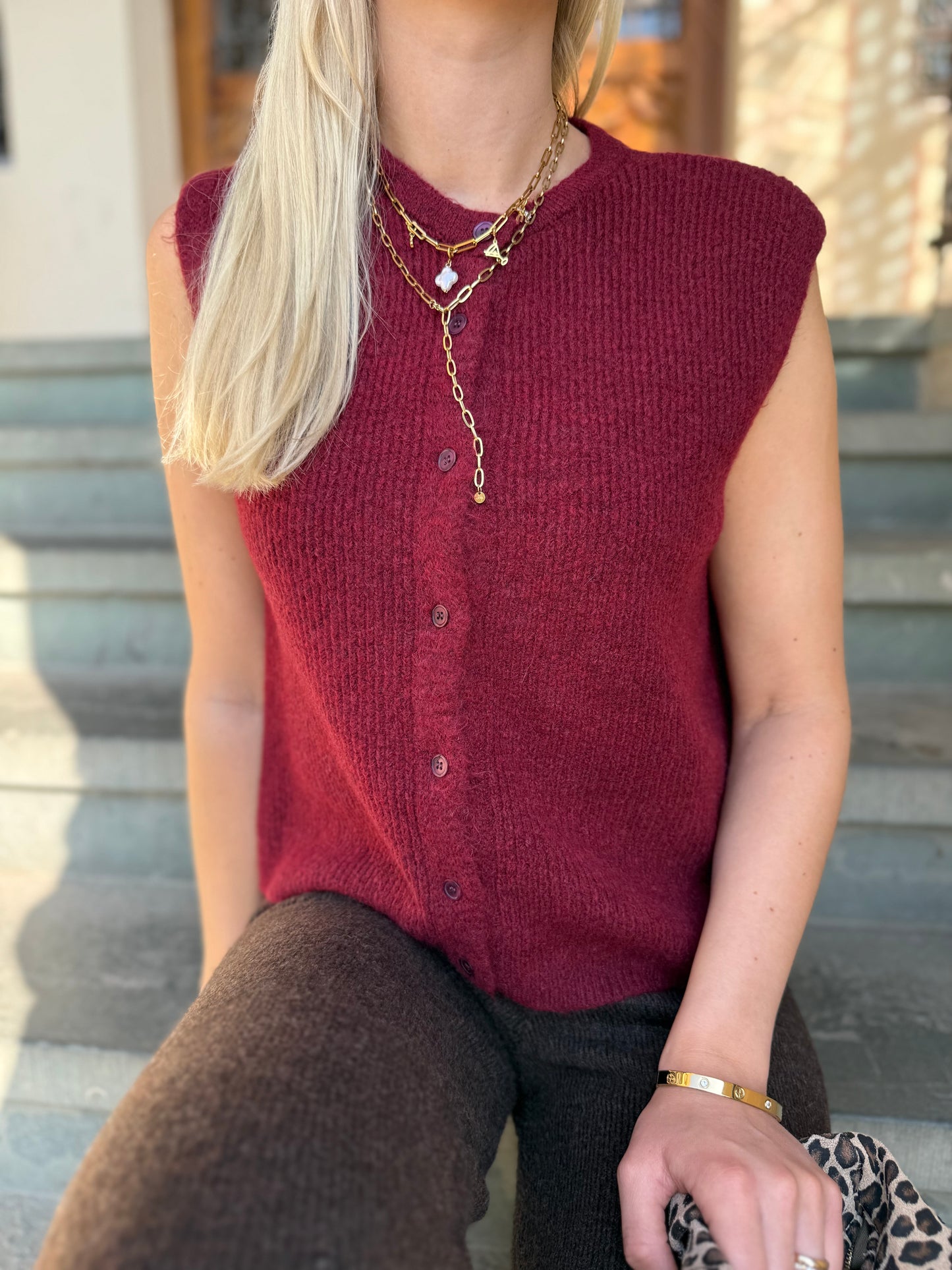 Strickweste Cozy