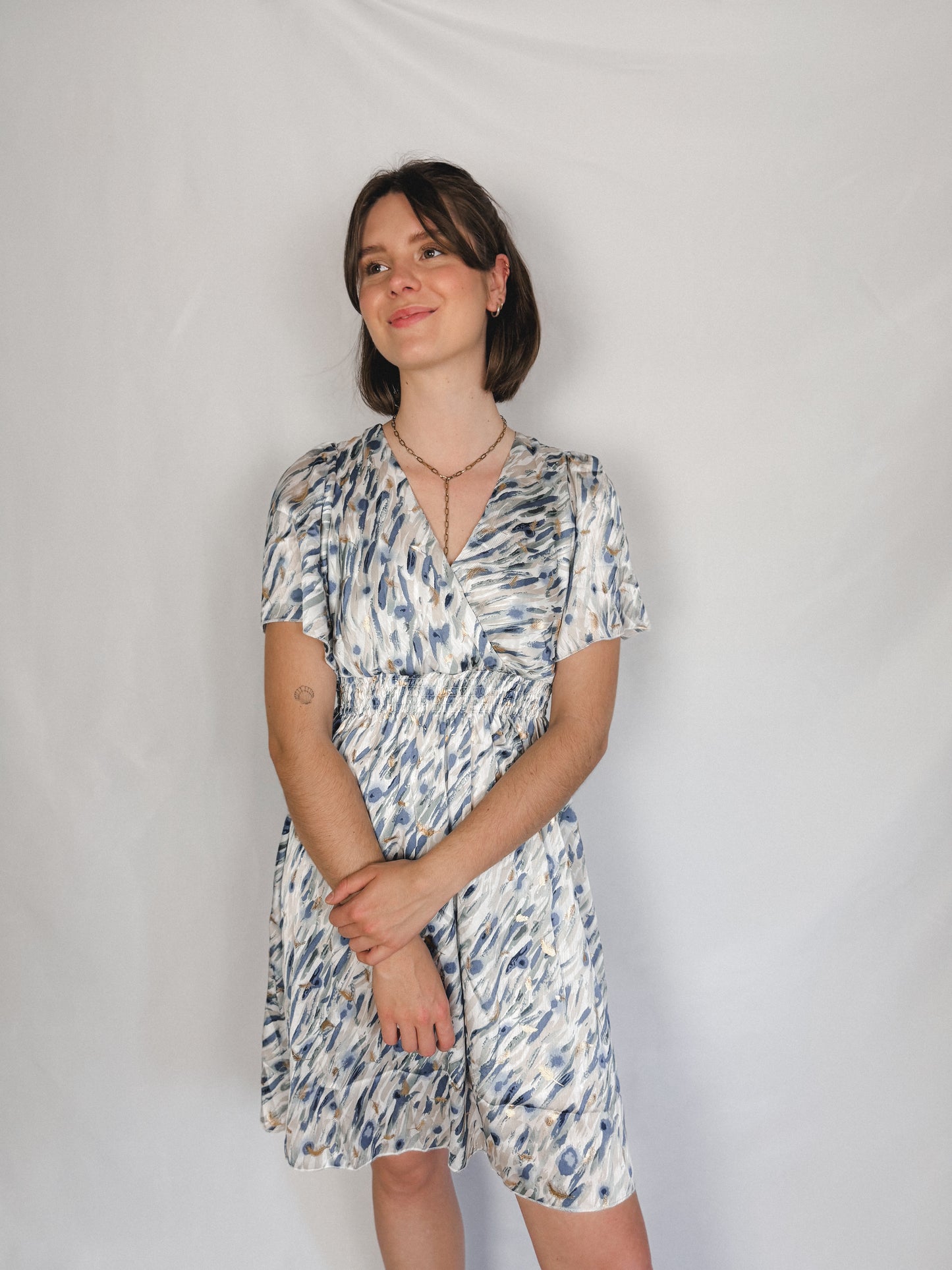 Kleid Golden Leaves