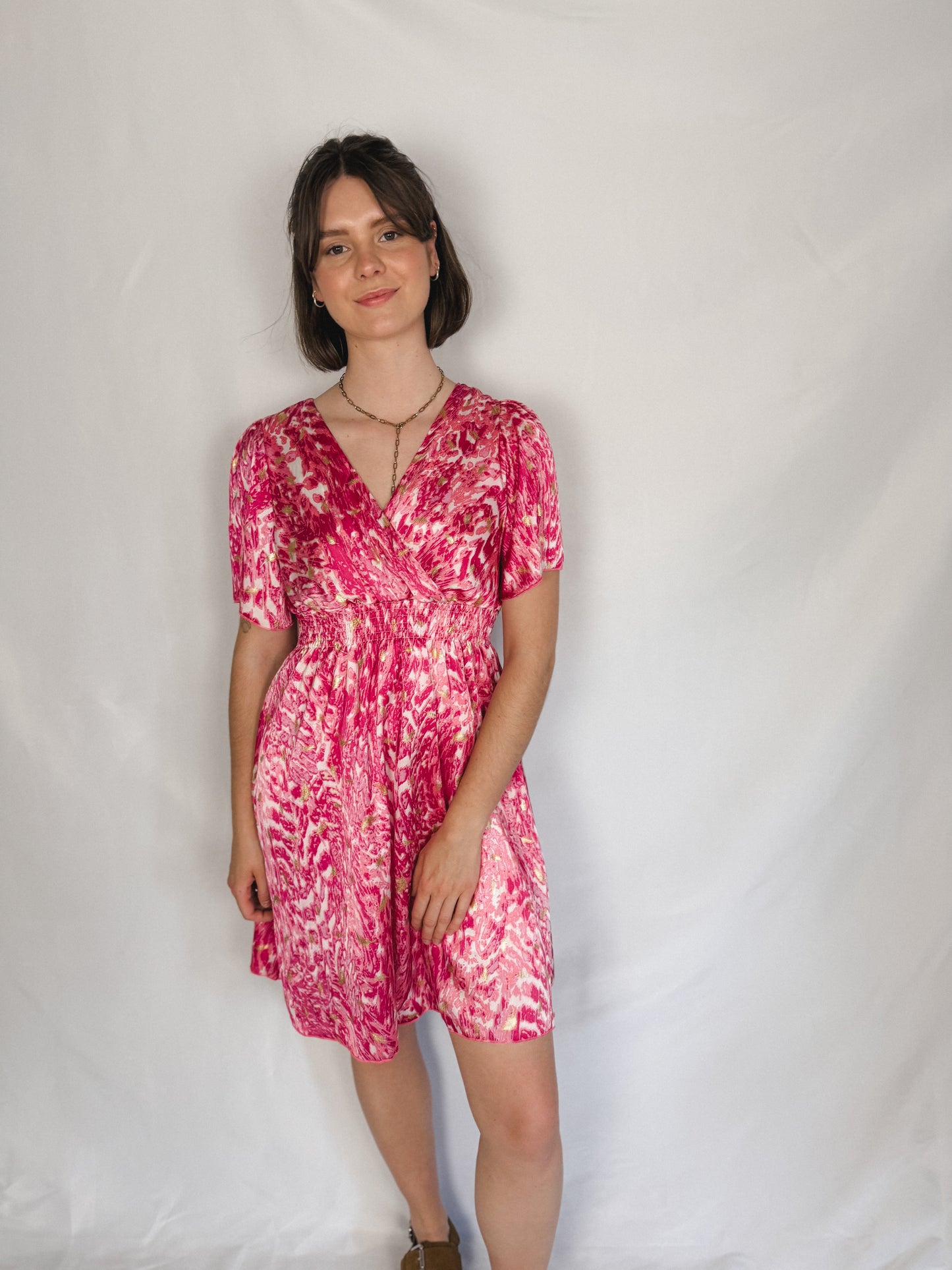 Kleid Golden Leaves