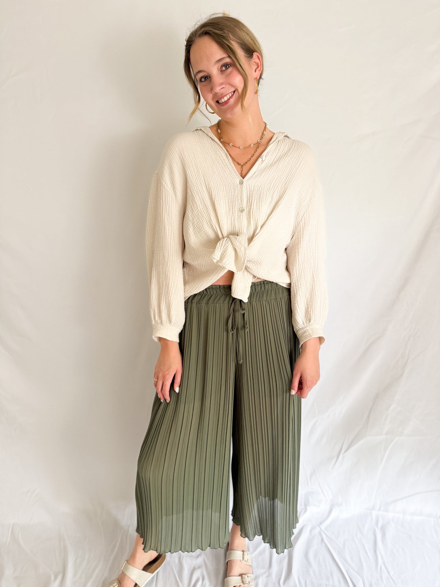 Plissee Hose