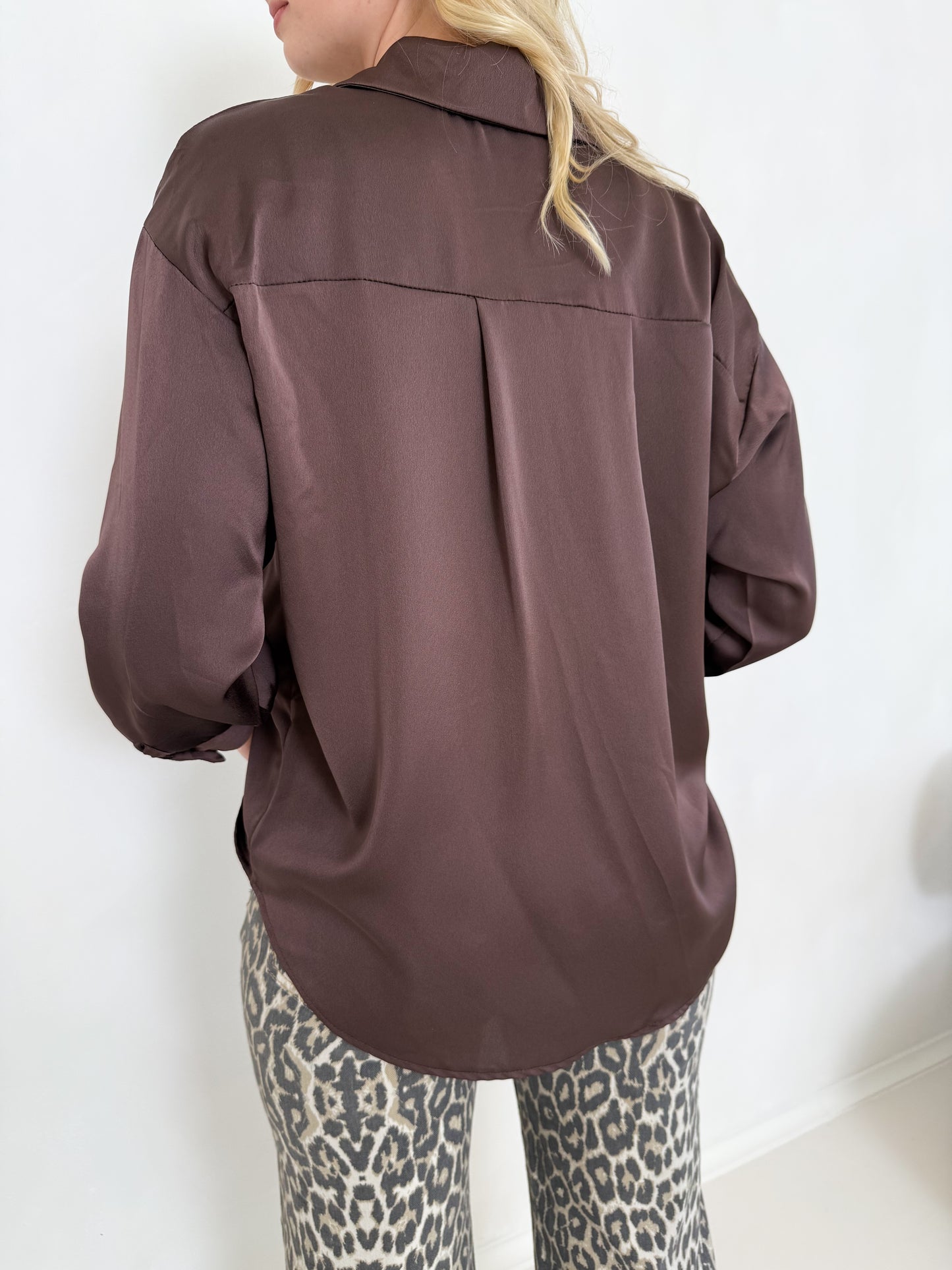 Satin Bluse
