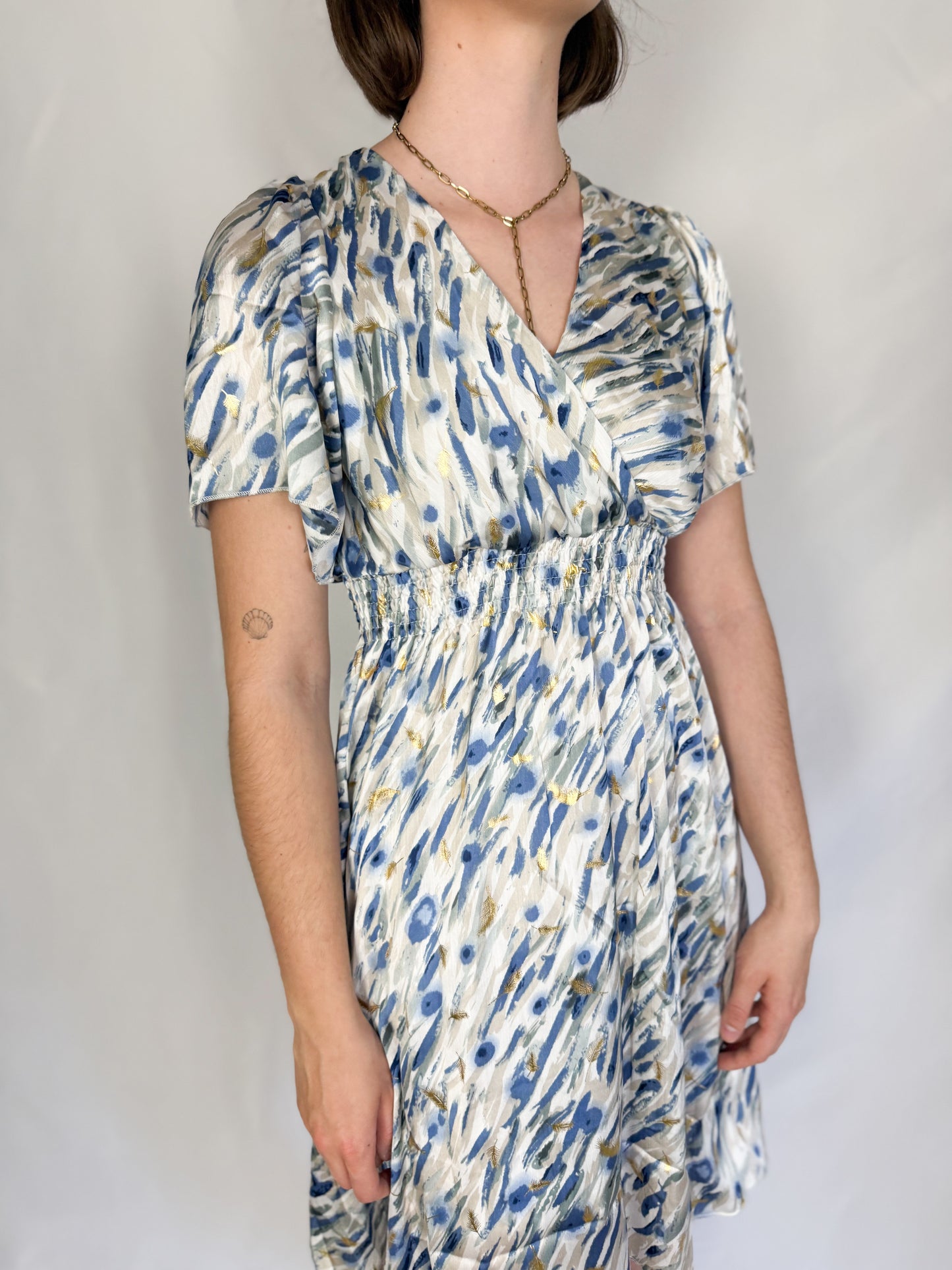 Kleid Golden Leaves