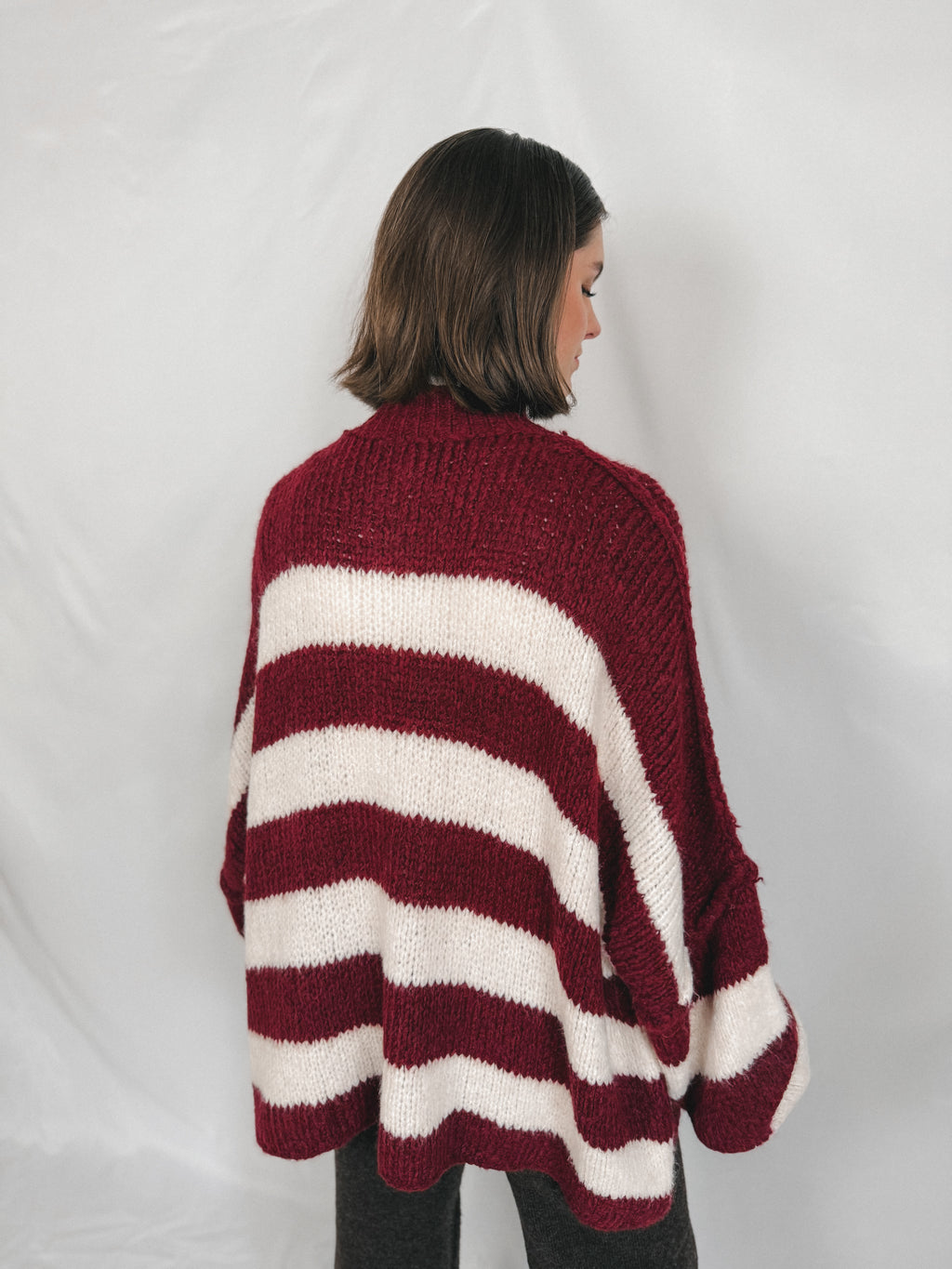Oversized Cardigan Stripes