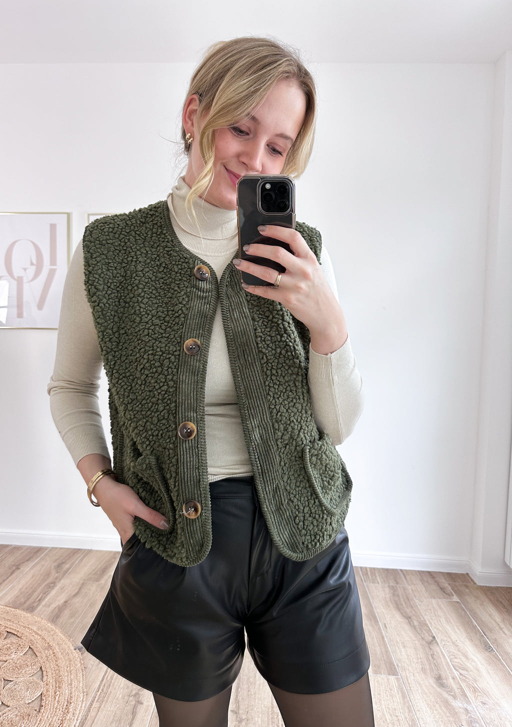 Rollkragen Pullover Basic