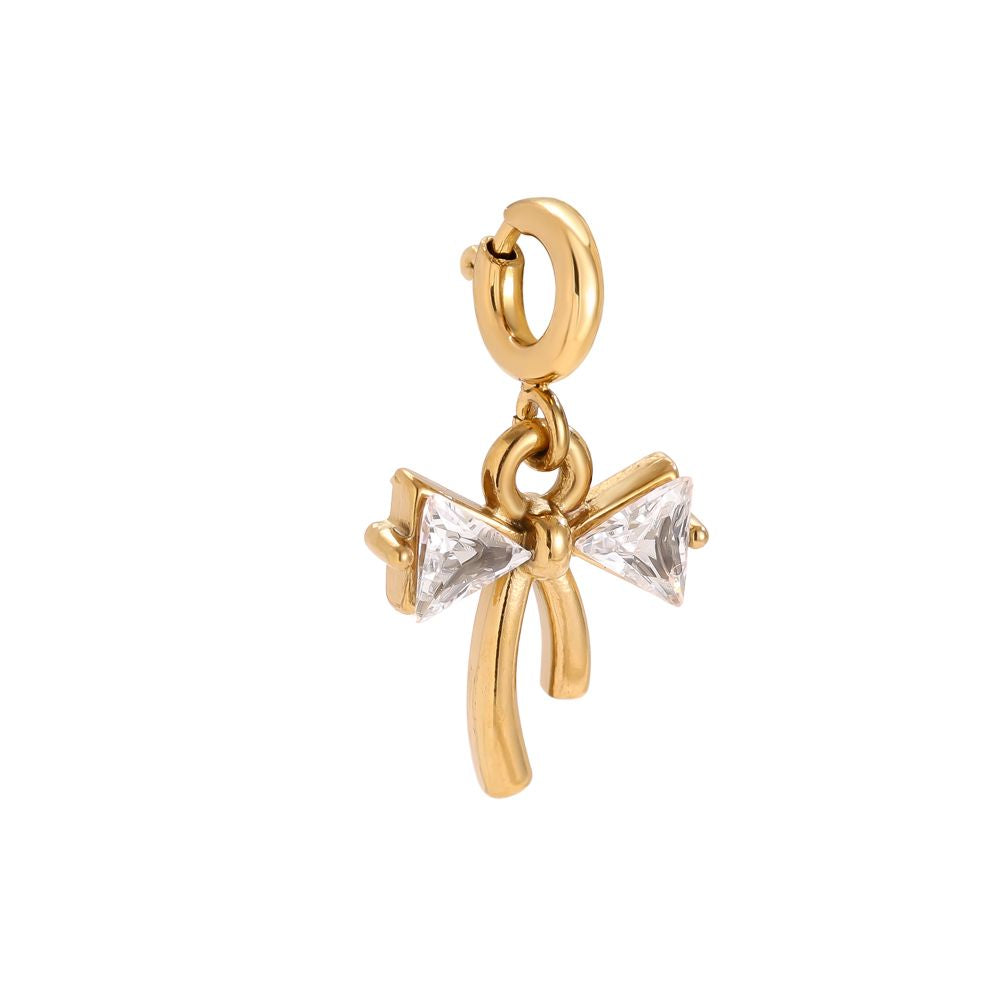 Diamond Bow Charm