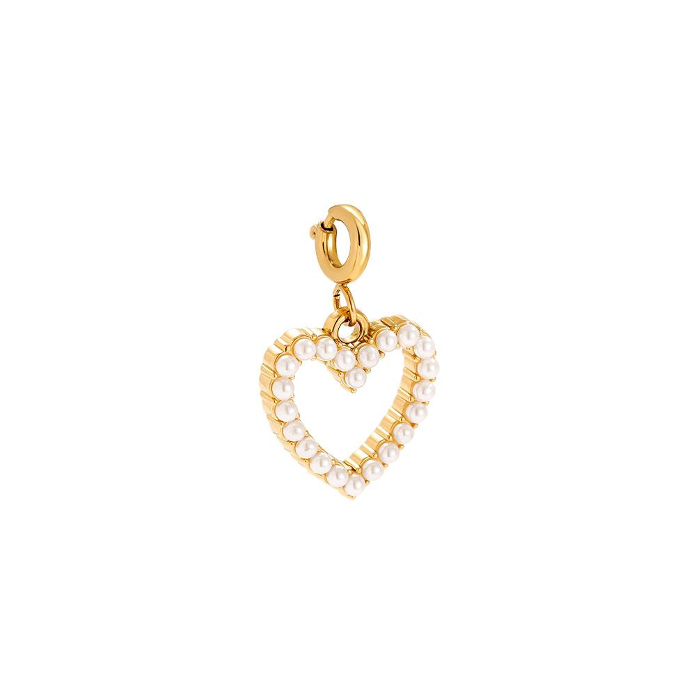 Pearly Heart Charm