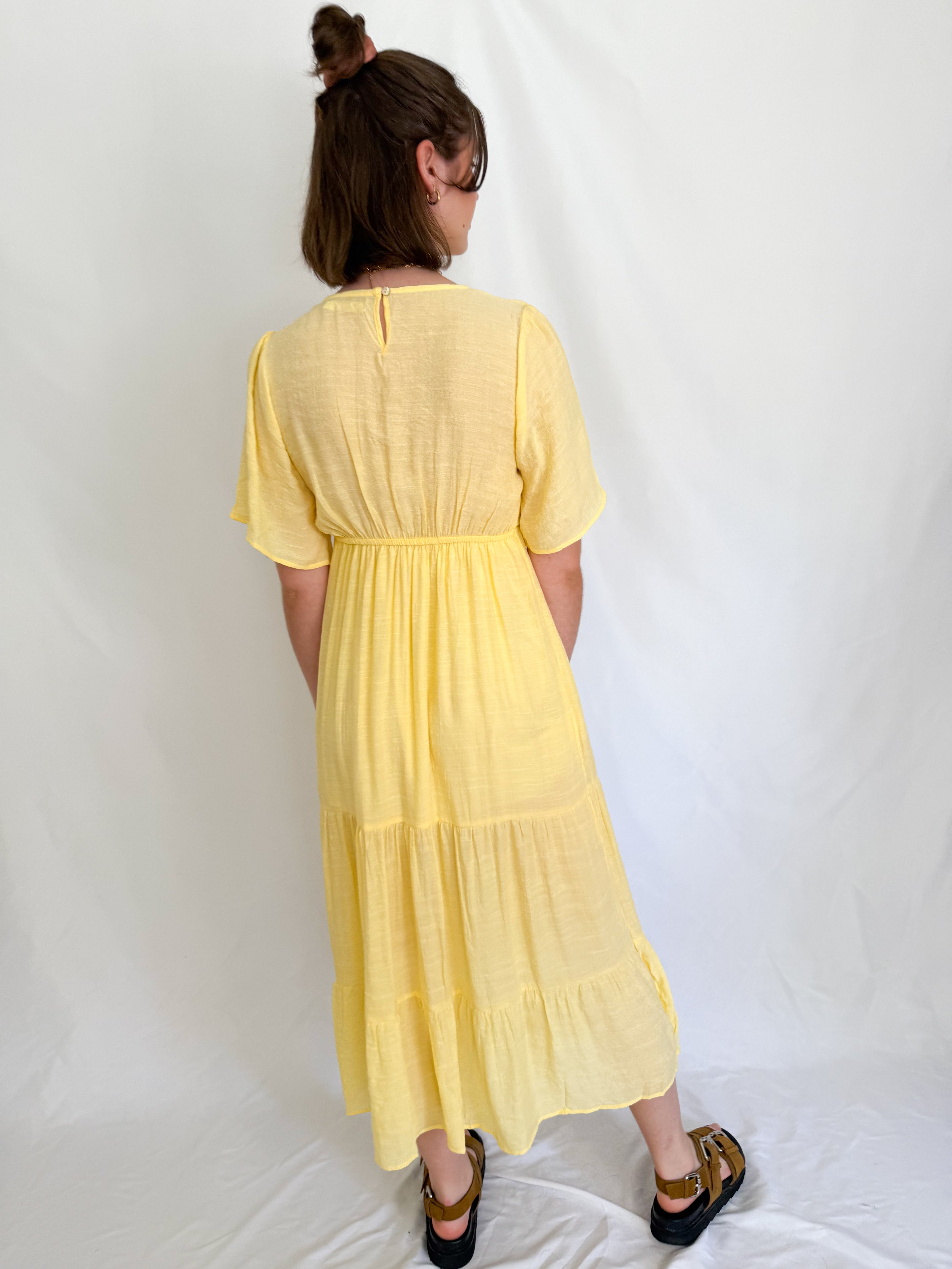 Maxikleid Yellow Dream