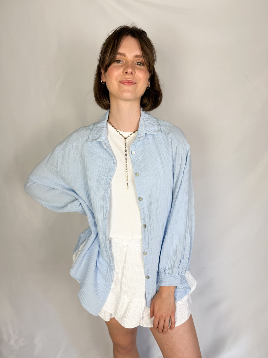 Musselin Bluse Classy