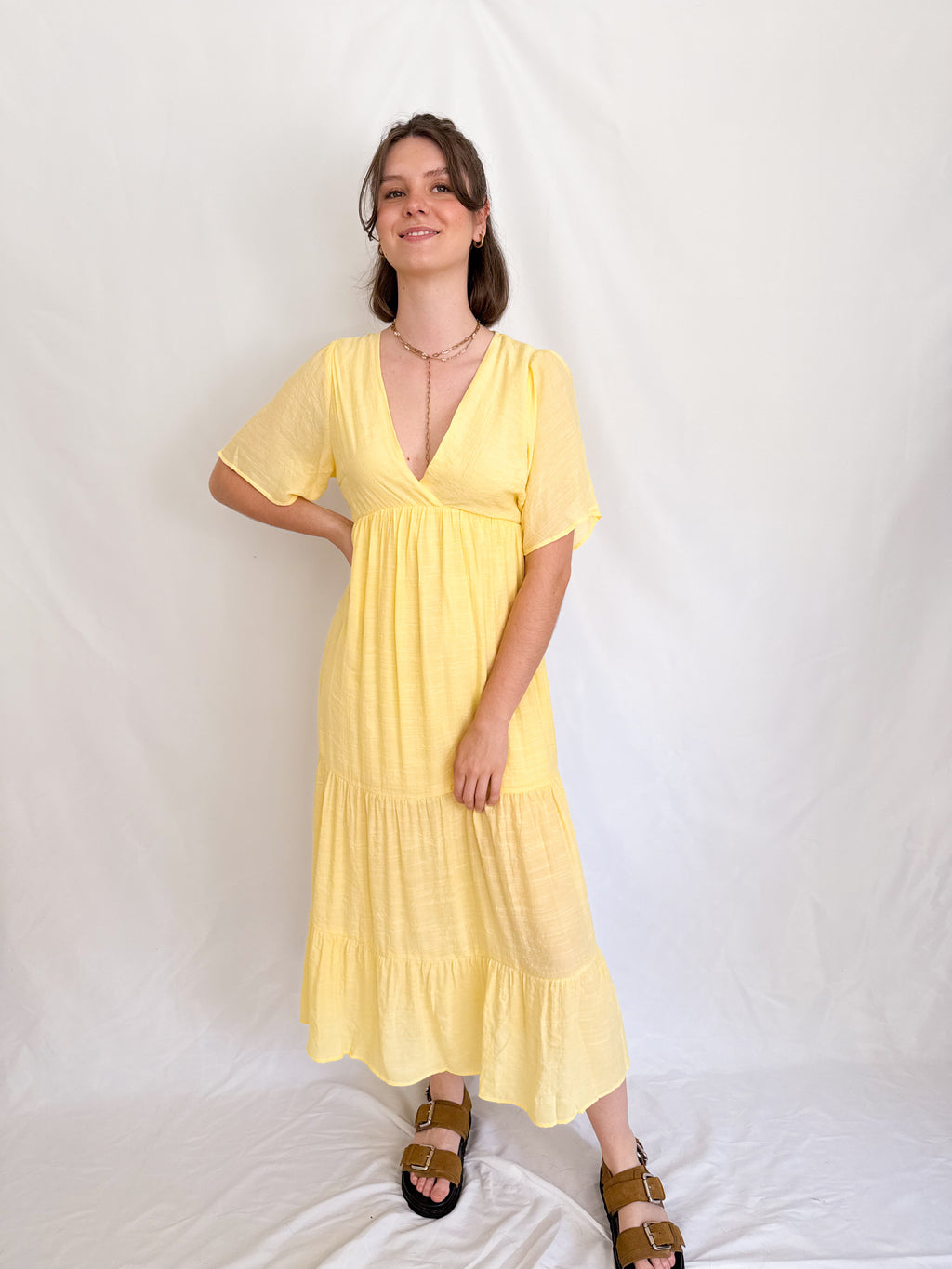 Maxikleid Yellow Dream