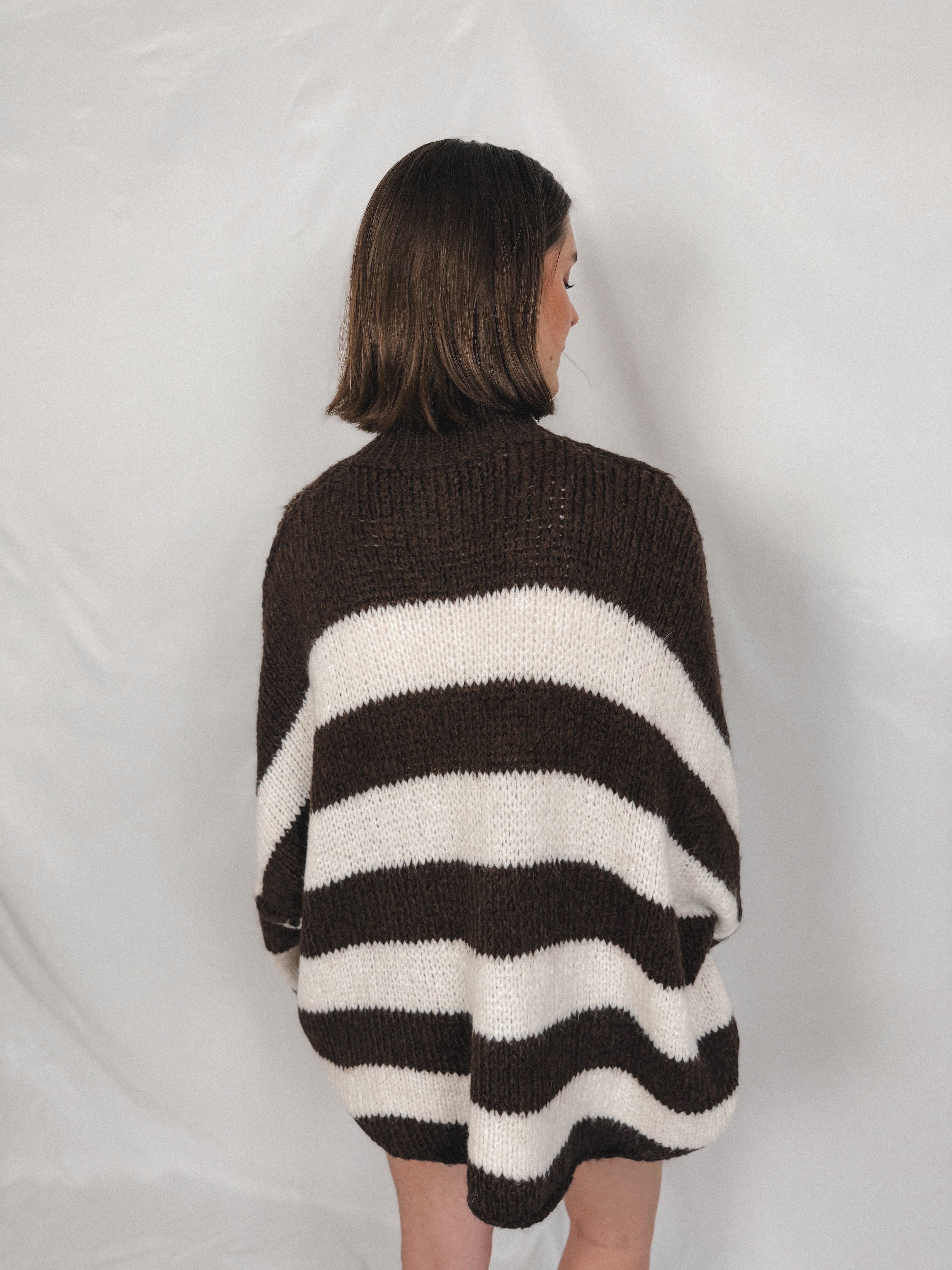 Oversized Cardigan Stripes