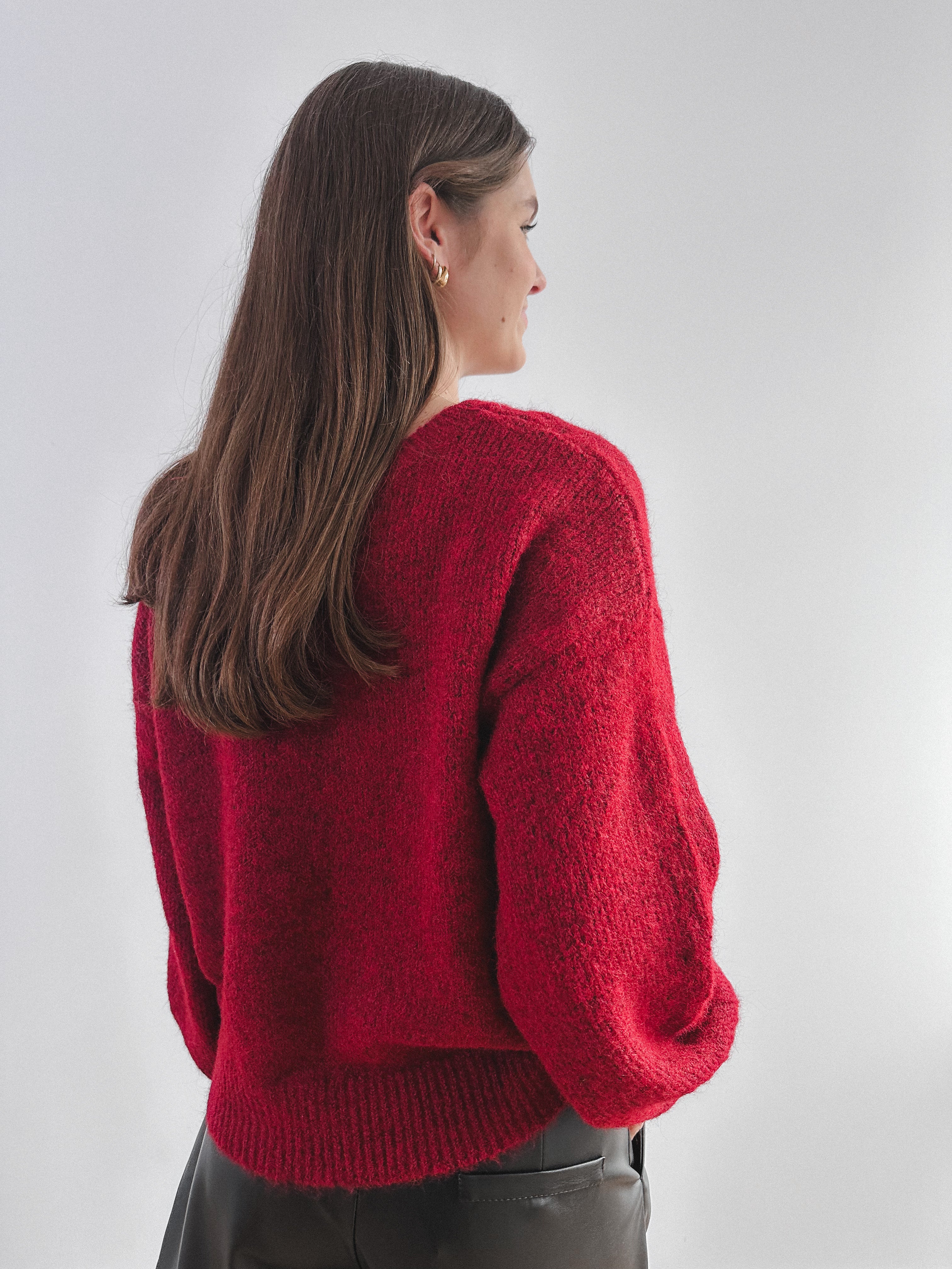 Cardigan mit glitzer Schleife