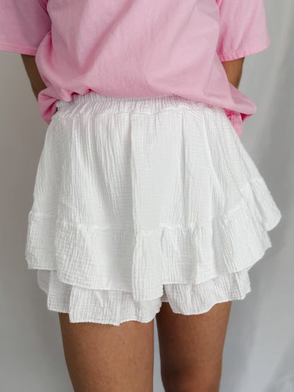 Musselin Skort