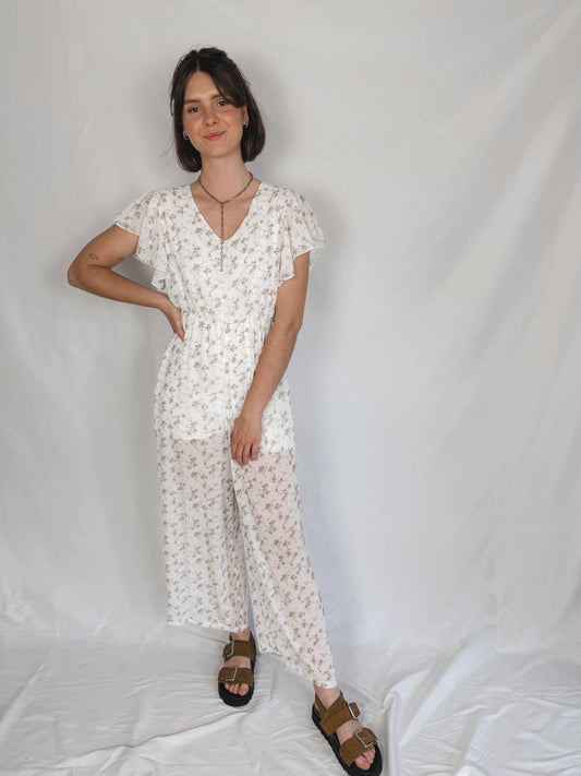 Jumpsuit Flowers