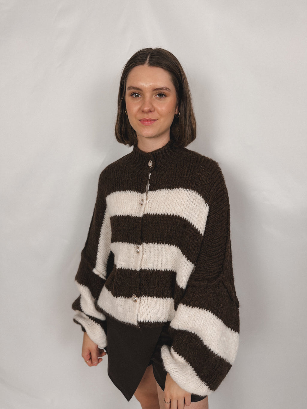 Oversized Cardigan Stripes