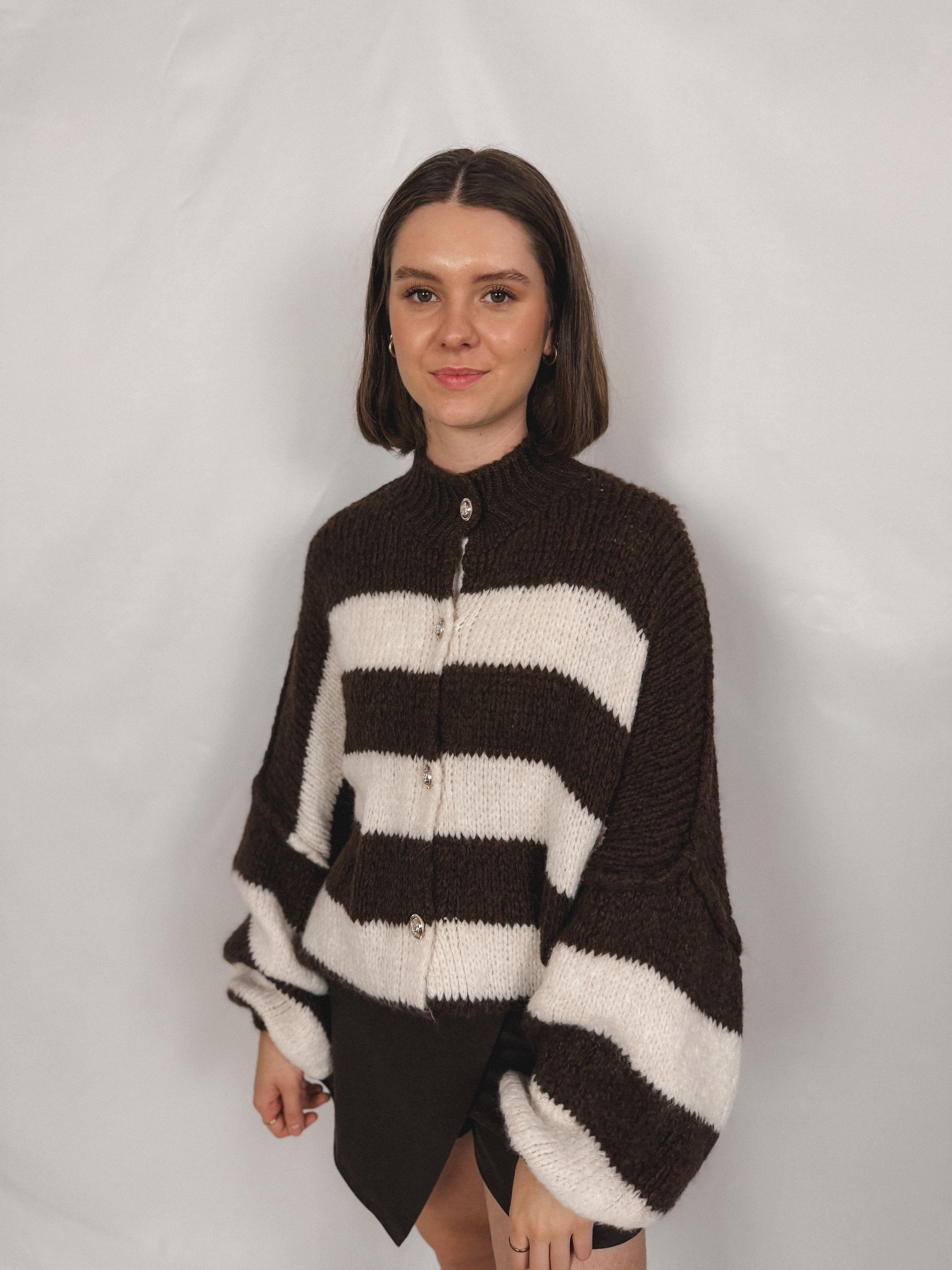 Oversized Cardigan Stripes