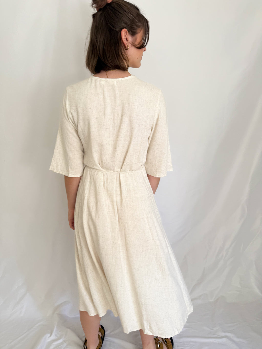 Leinenkleid zum Binden