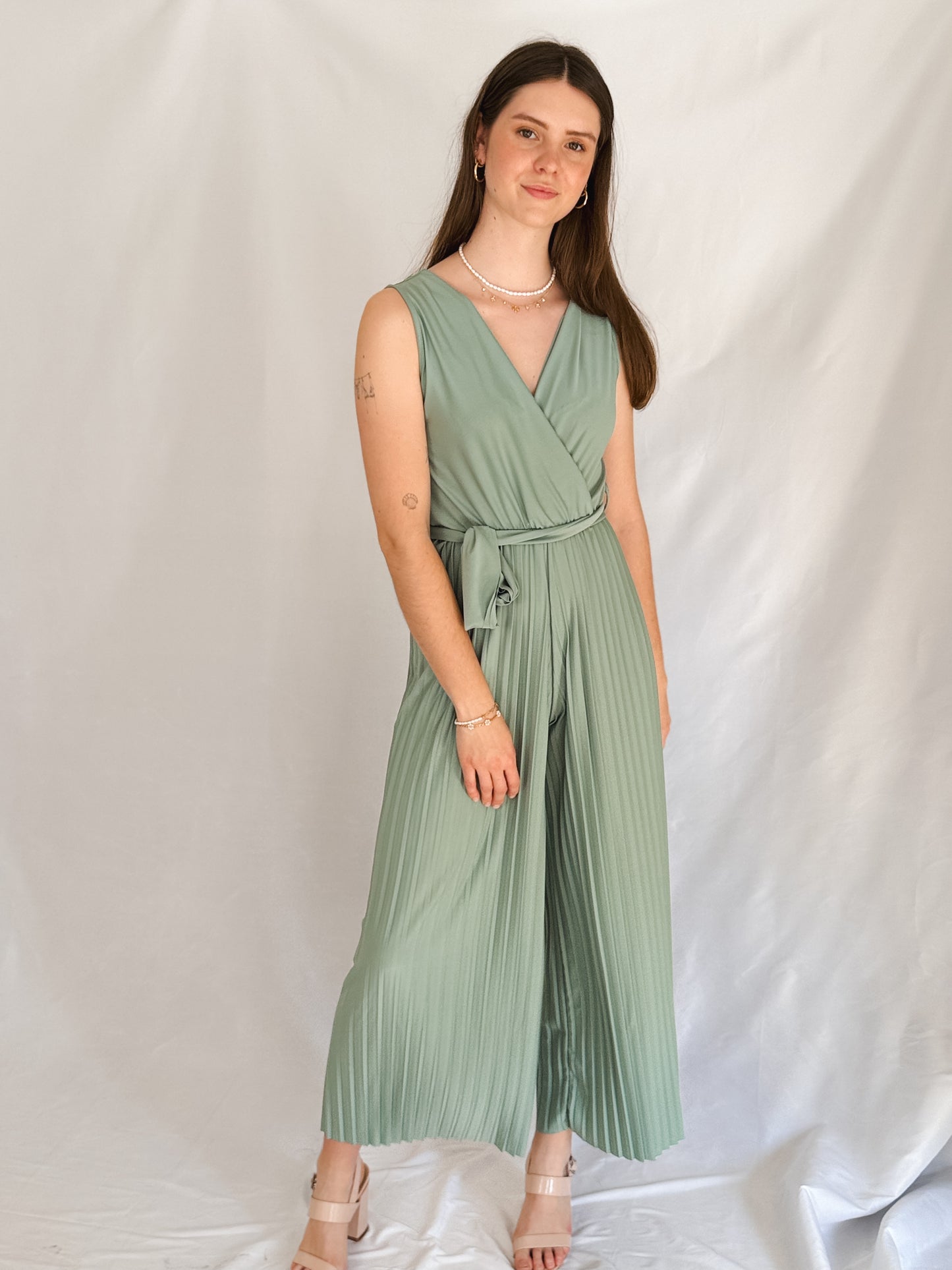 Plissee Jumpsuit
