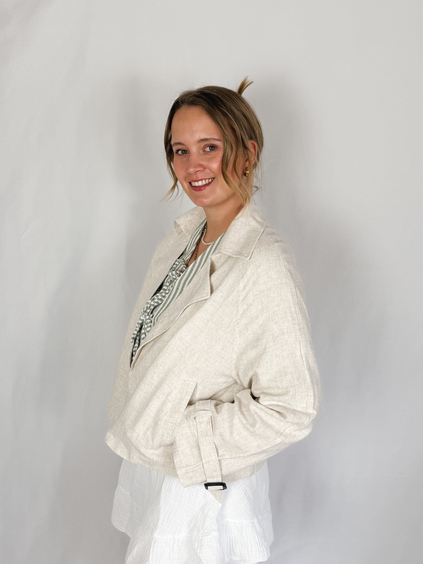 Leinen Jacke Yuna