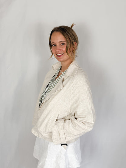 Leinen Jacke Yuna
