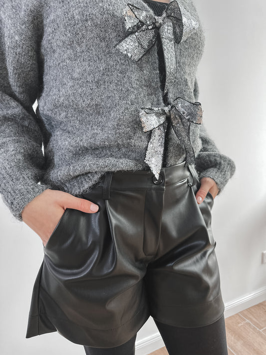 Leder Shorts