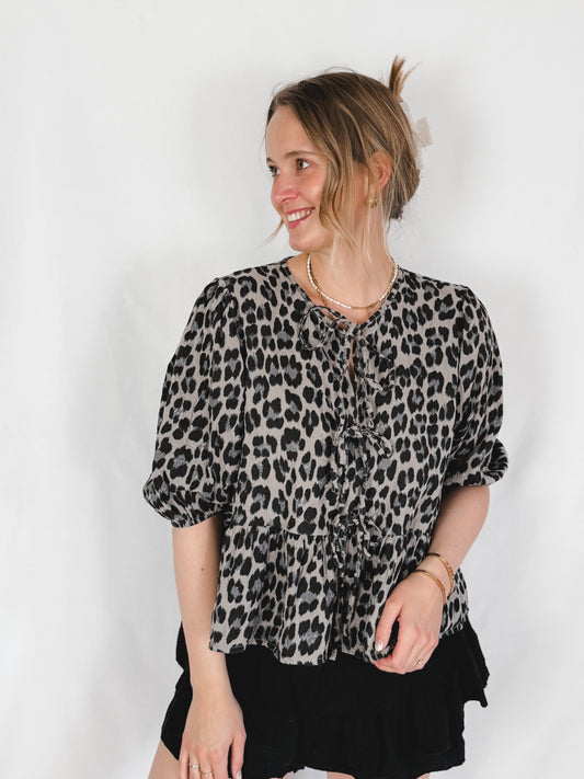 Musselin Bluse Sunny Leo