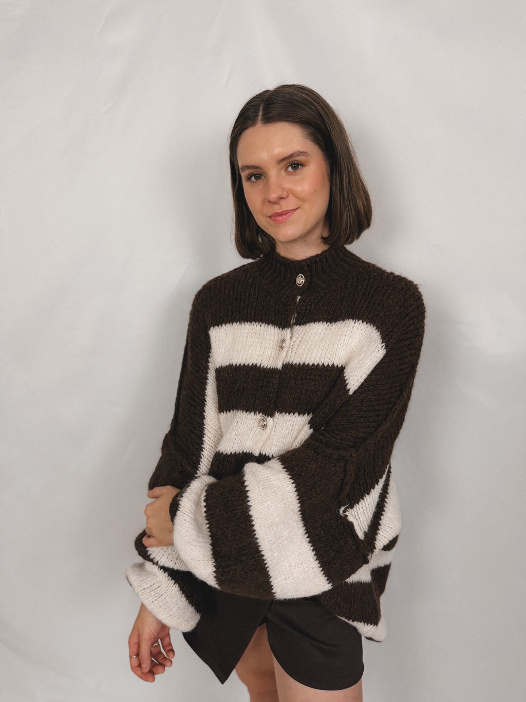 Oversized Cardigan Stripes