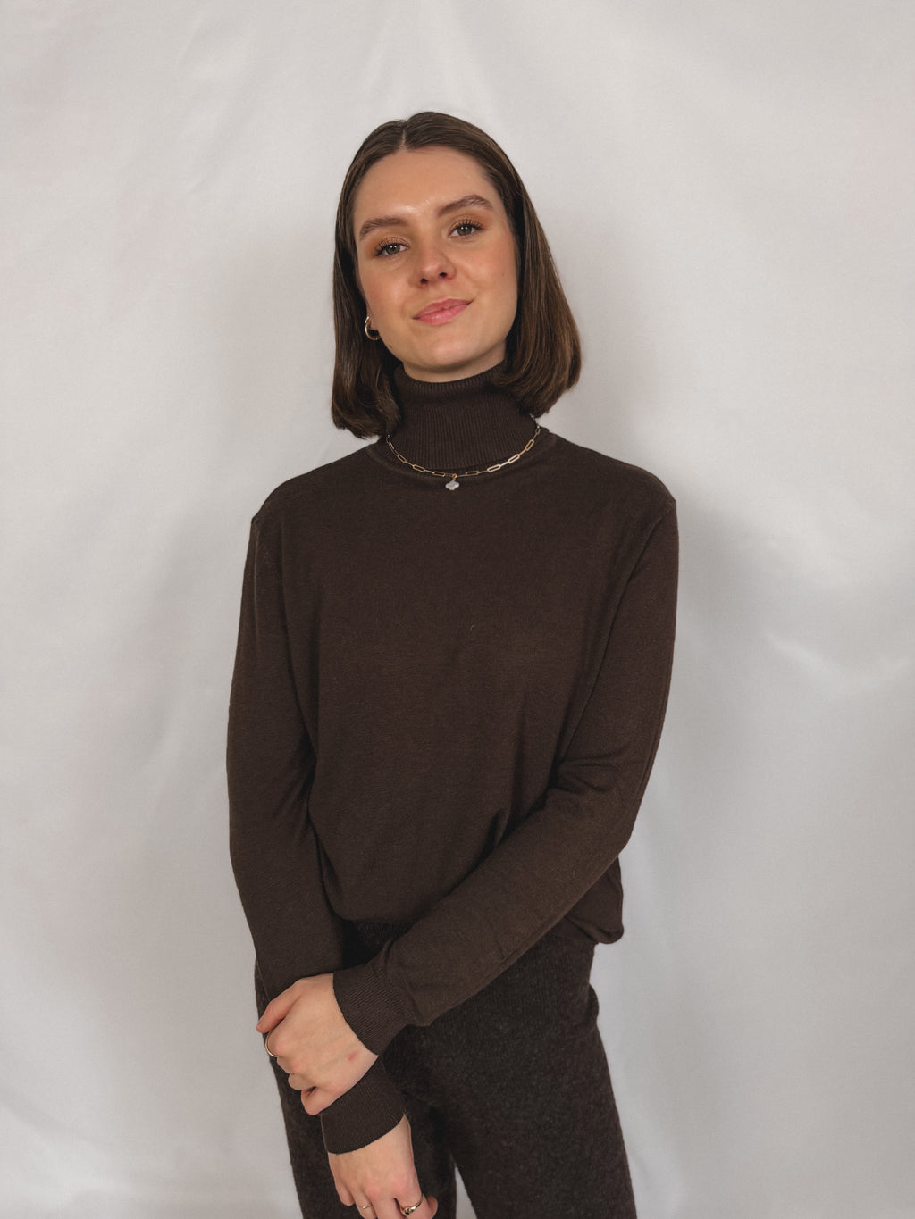 Rollkragen Pullover Basic