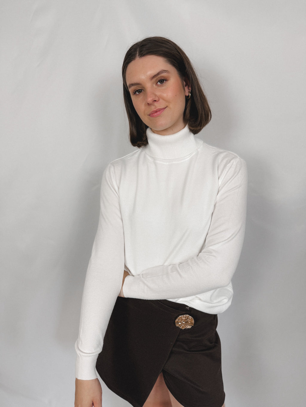 Rollkragen Pullover Basic