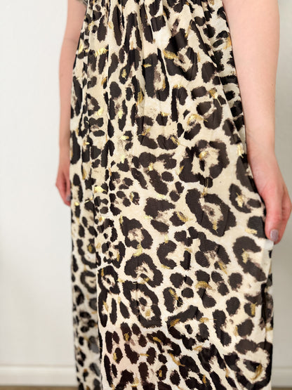 Maxikleid Golden Leaves Leo