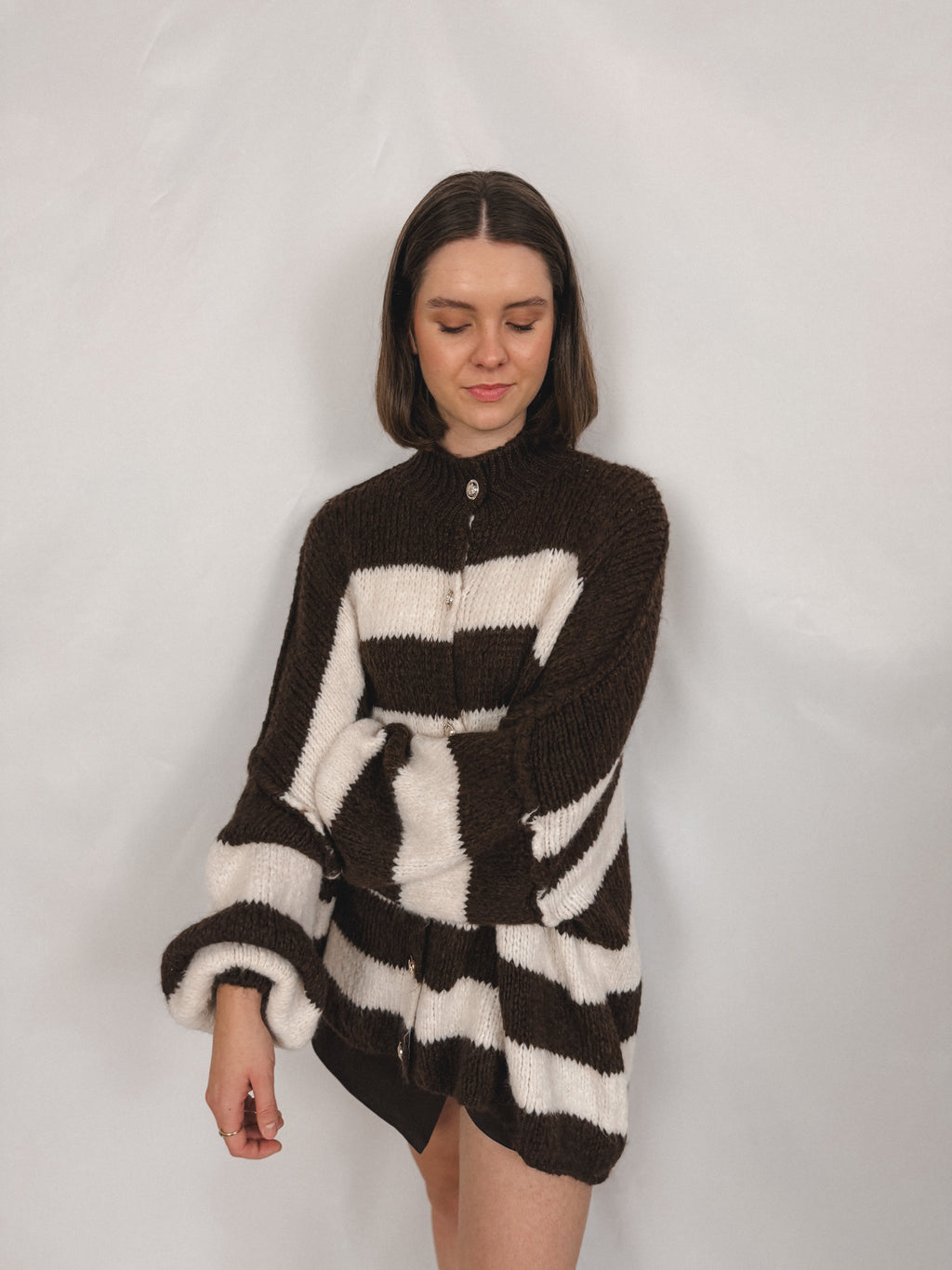 Oversized Cardigan Stripes