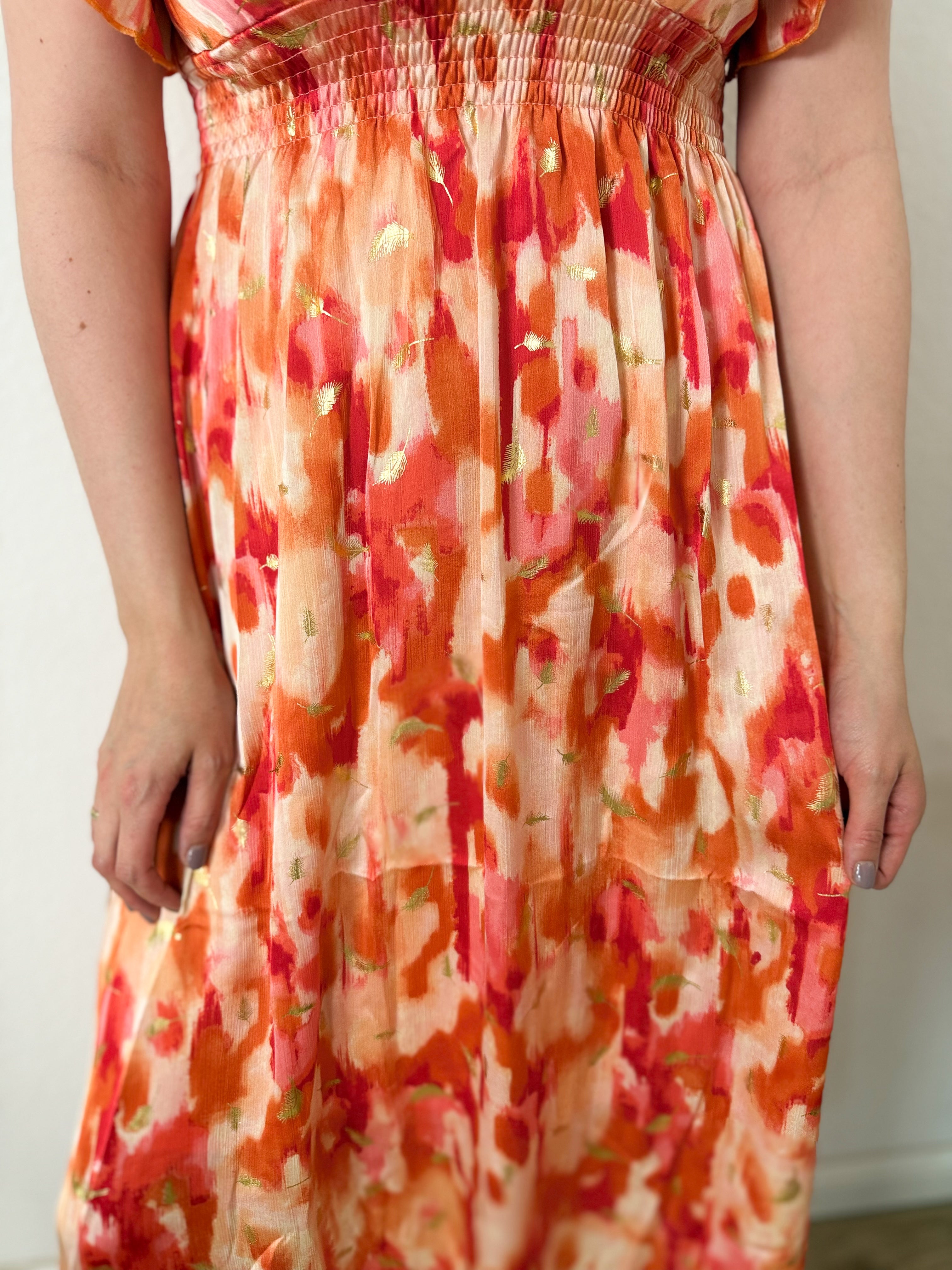 Maxikleid Golden Spring