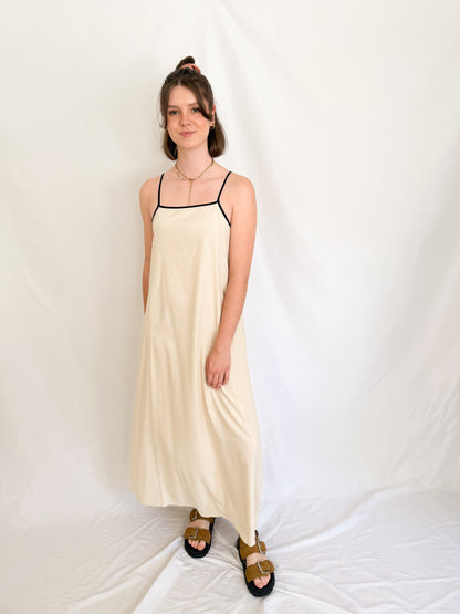 Leinen Trägerkleid