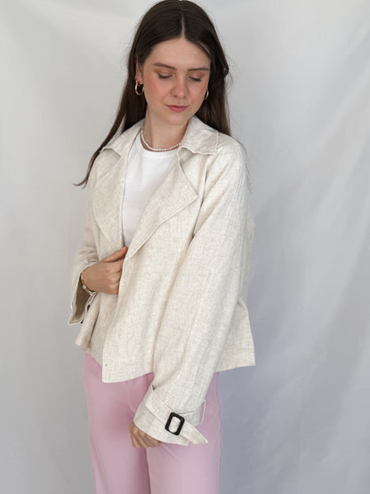 Leinen Jacke Yuna