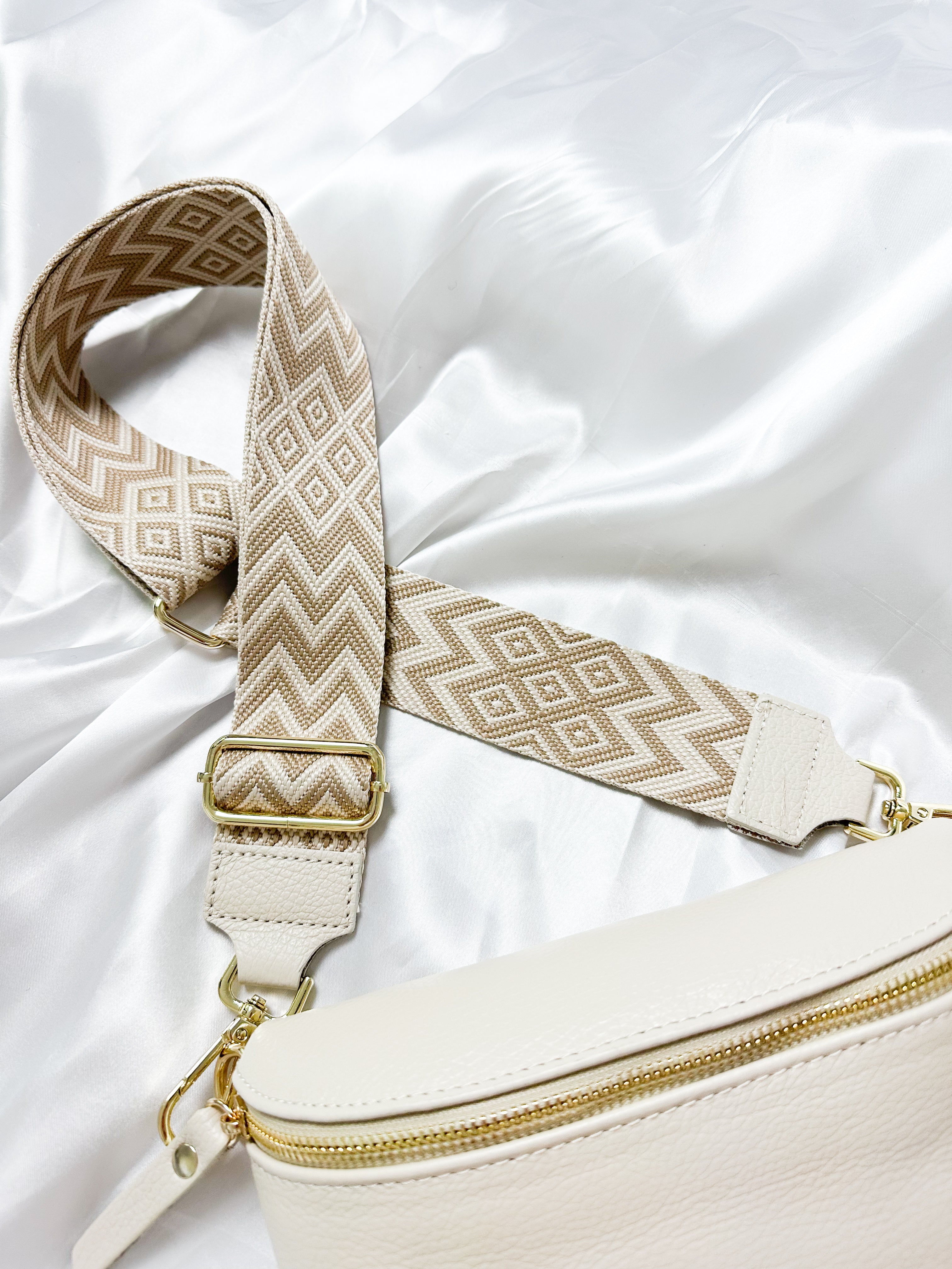 Gemusterte Taschengurte für Bauchtaschen