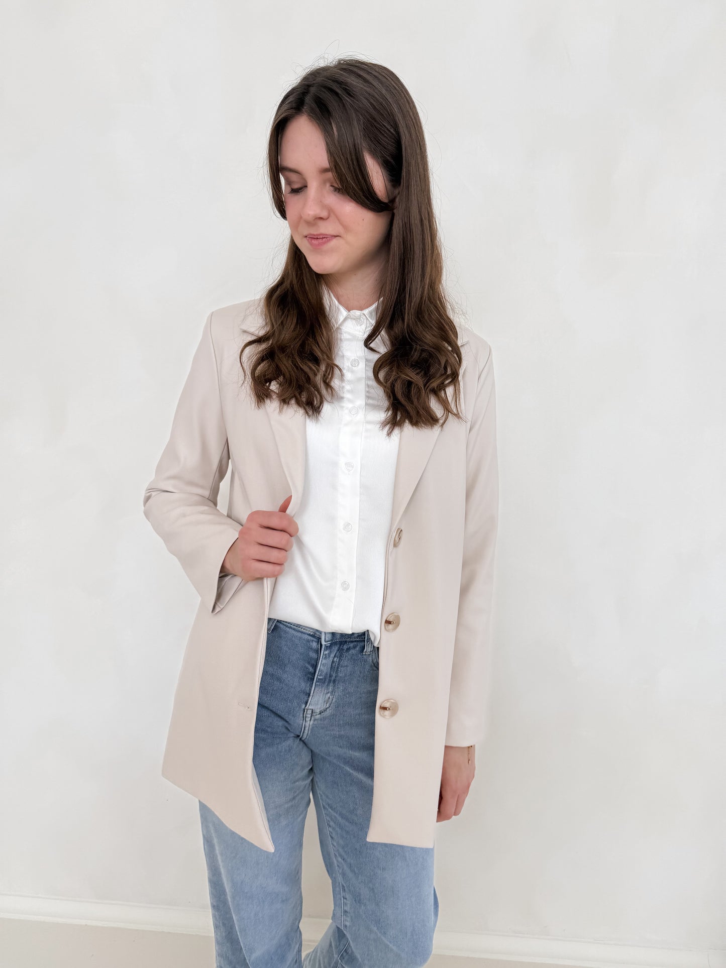 Leder Blazer