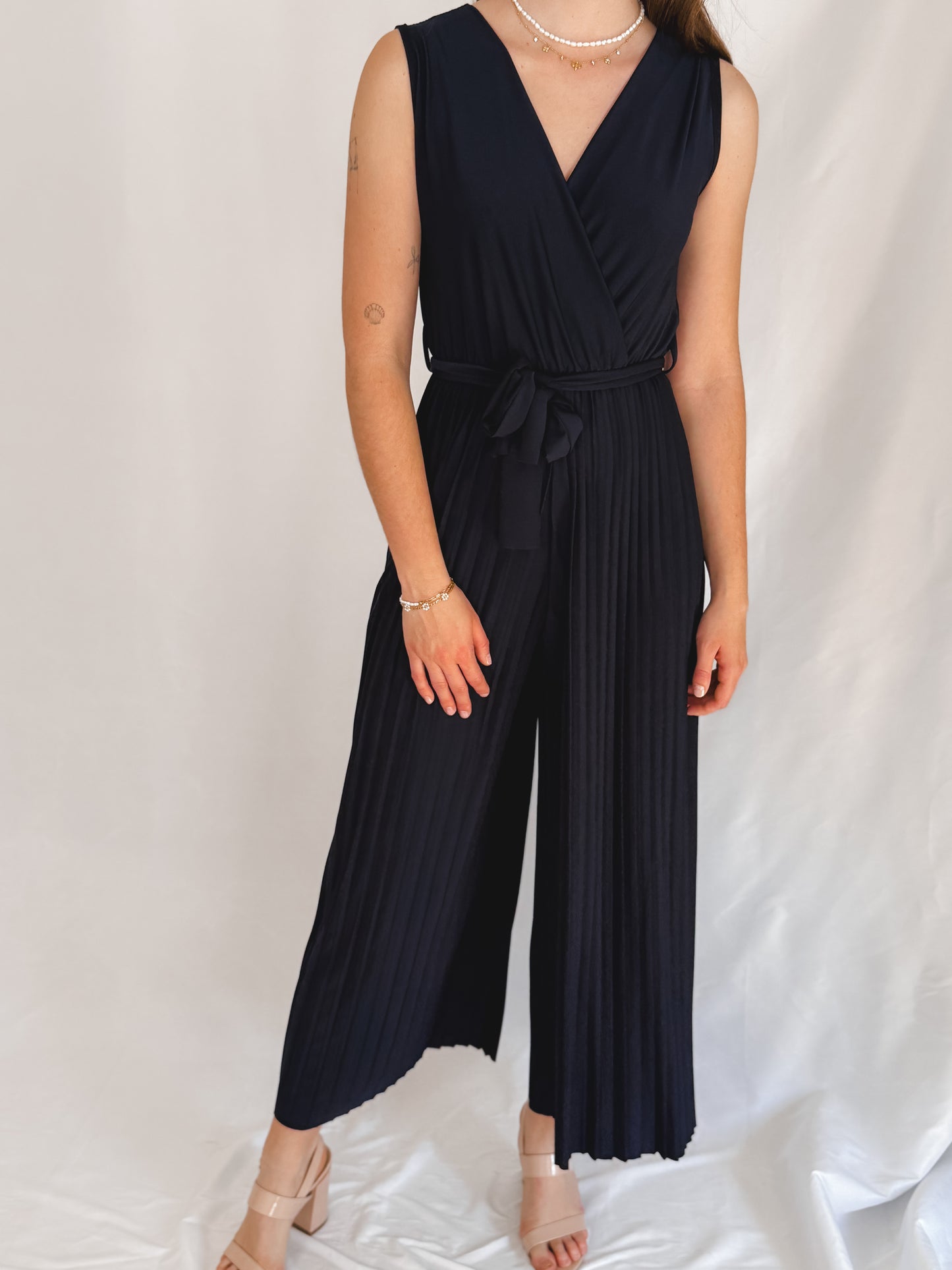 Plissee Jumpsuit