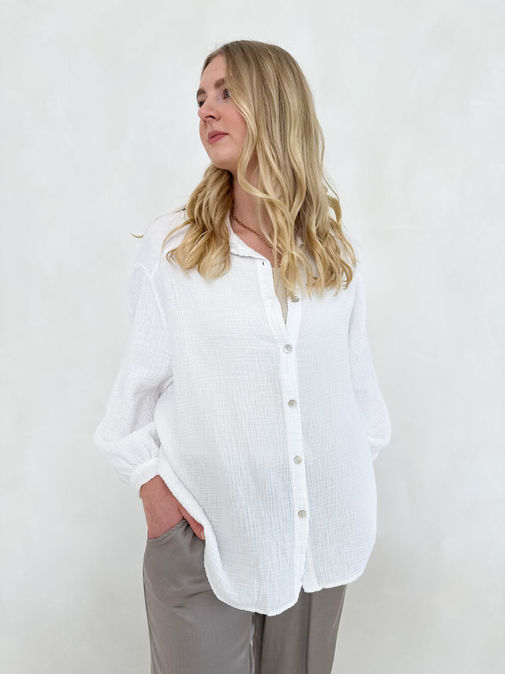 Musselin Bluse Classy