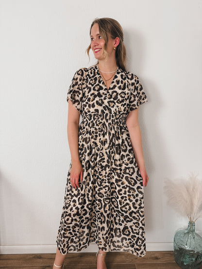 Maxikleid Golden Leaves Leo