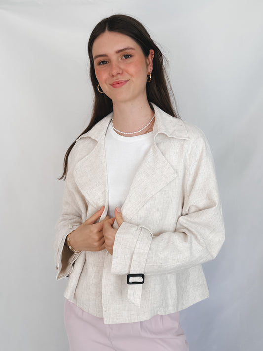 Leinen Jacke Yuna